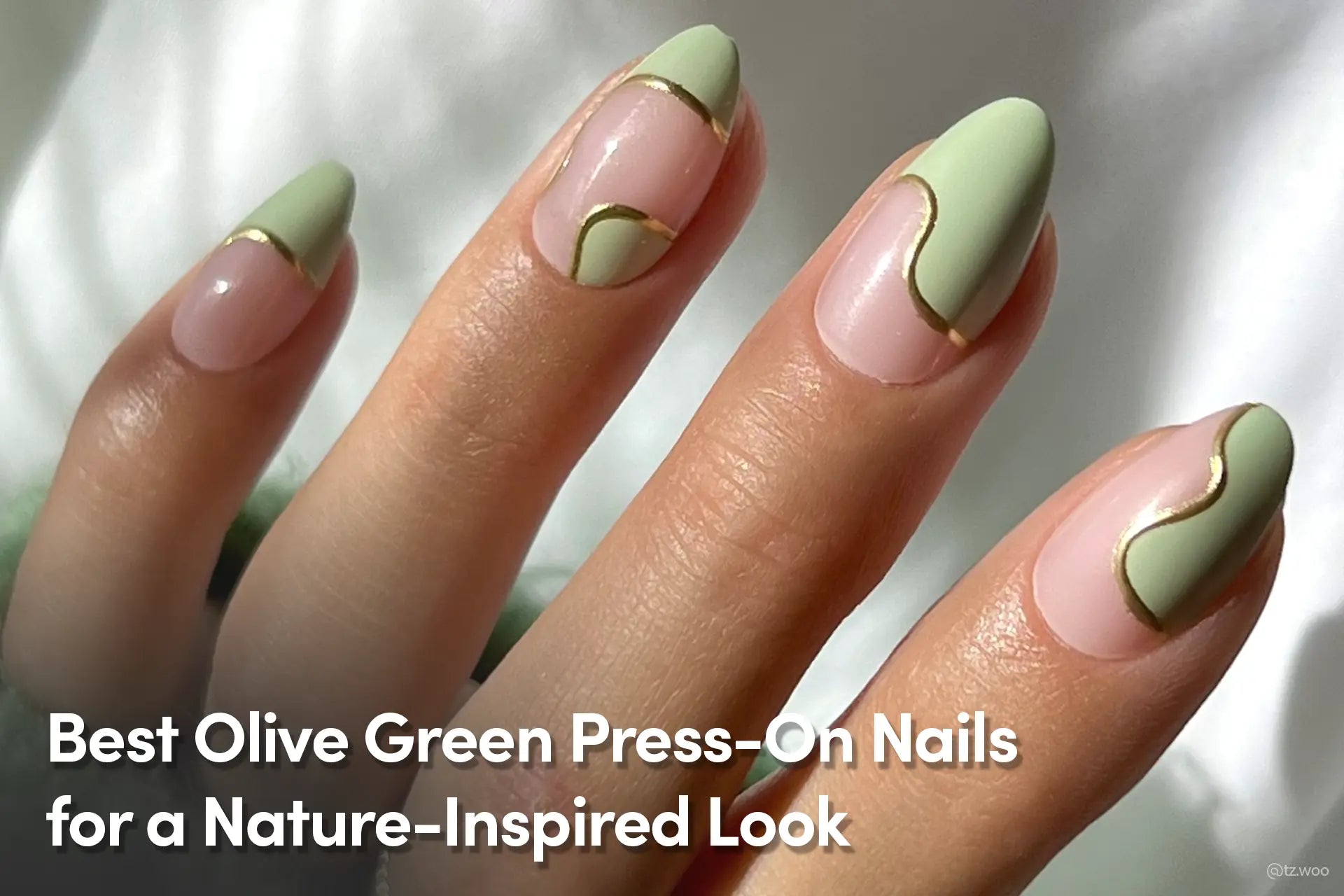 Olive Green Nails That Pop