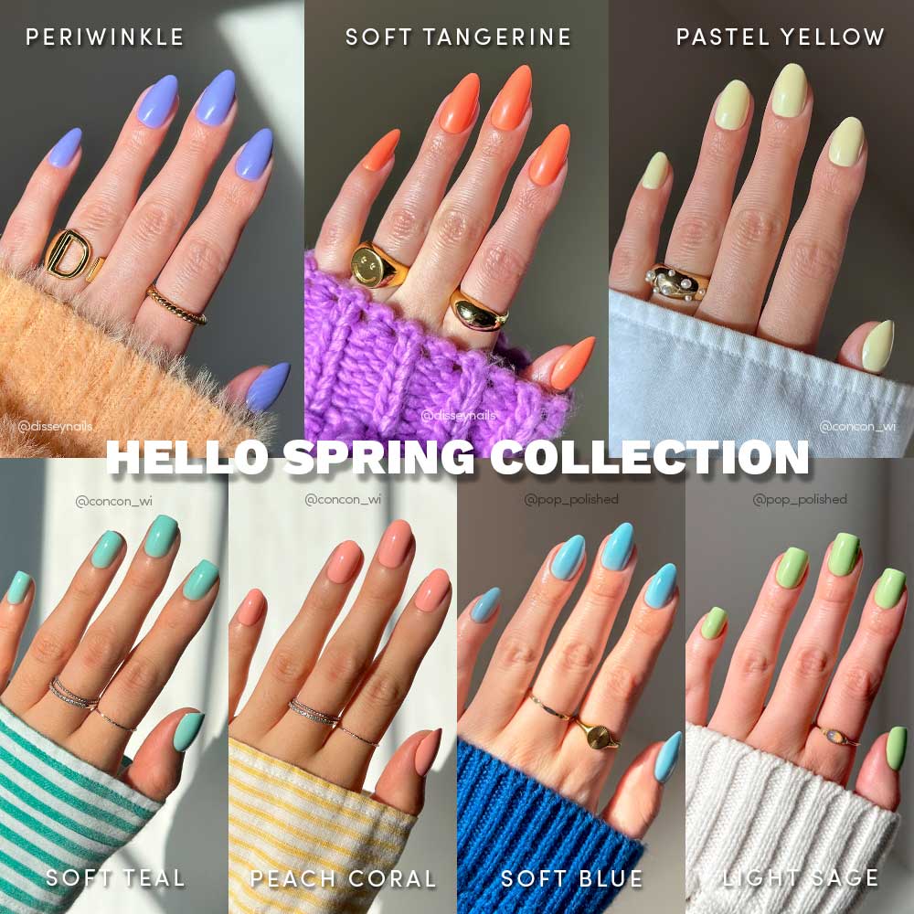 Soft Pastel Nails for Spring Vibes