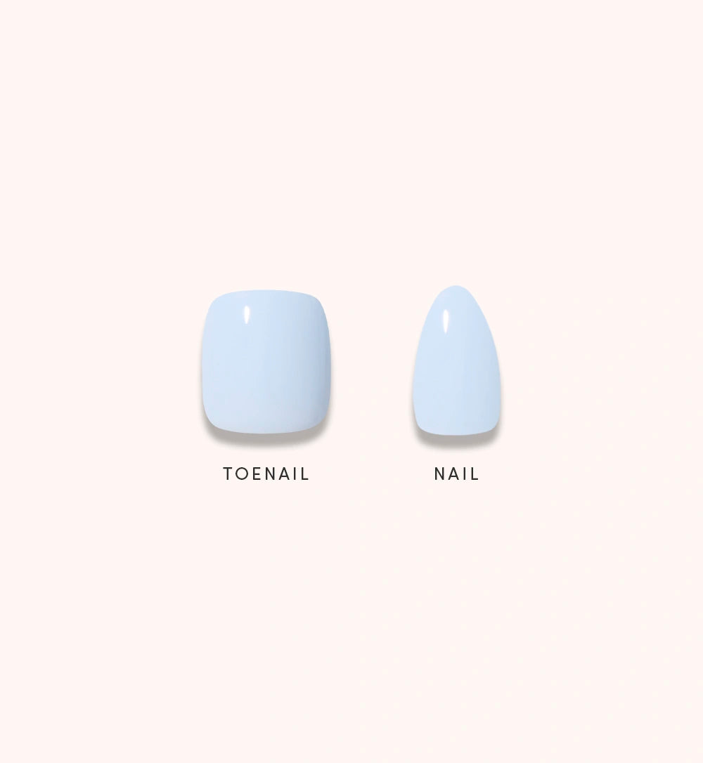 Blueberry Milk Mani & Pedi