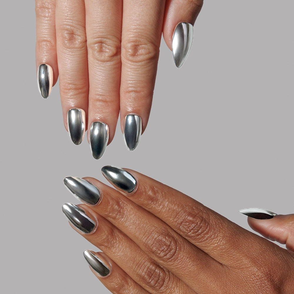 Hands with chrome nails - Product image