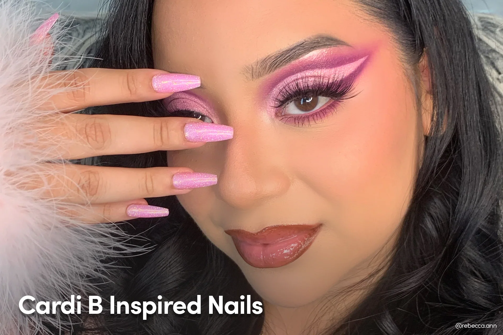 Cardi B Inspired Nails