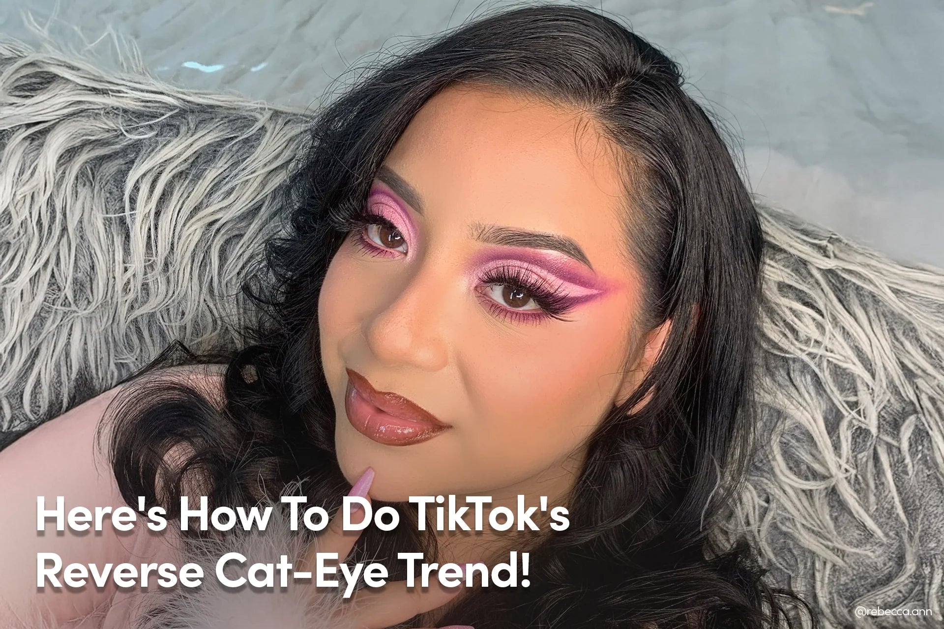Here's How To Do TikTok's Reverse Cat-Eye Trend!