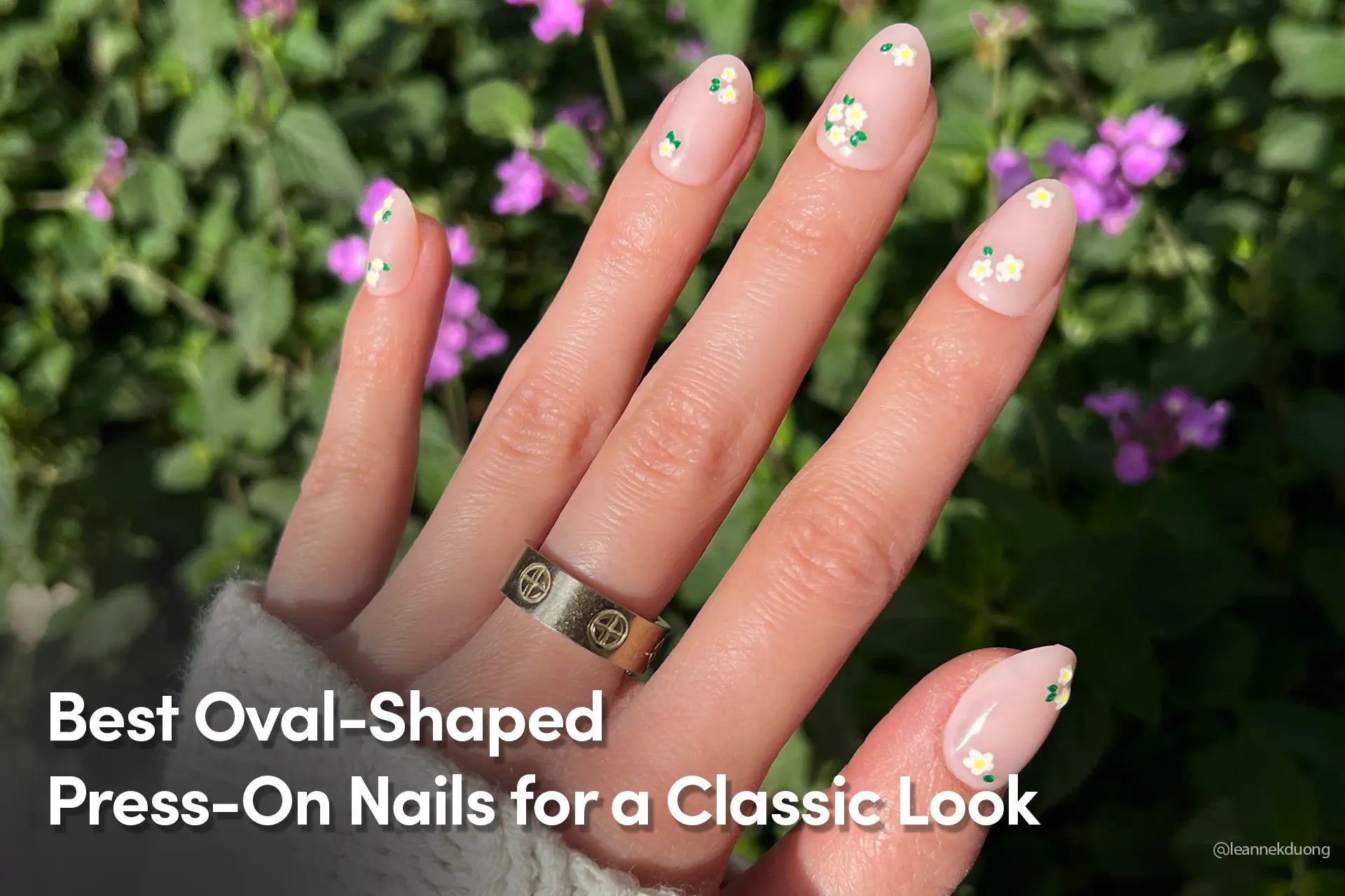 Best Oval-Shaped Press-On Nails for a Classic Look