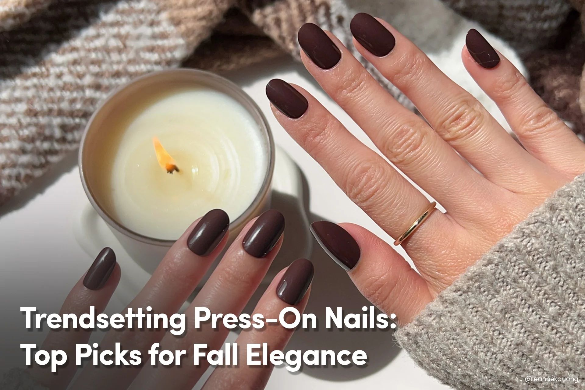 Trendsetting Press-On Nails: Top Picks for Fall Elegance
