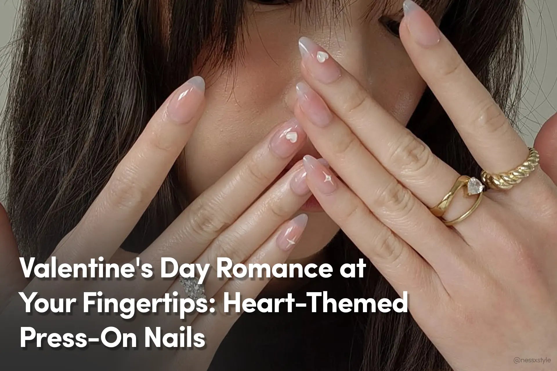 Valentine's Day Romance at Your Fingertips: Heart-Themed Press-On Nails