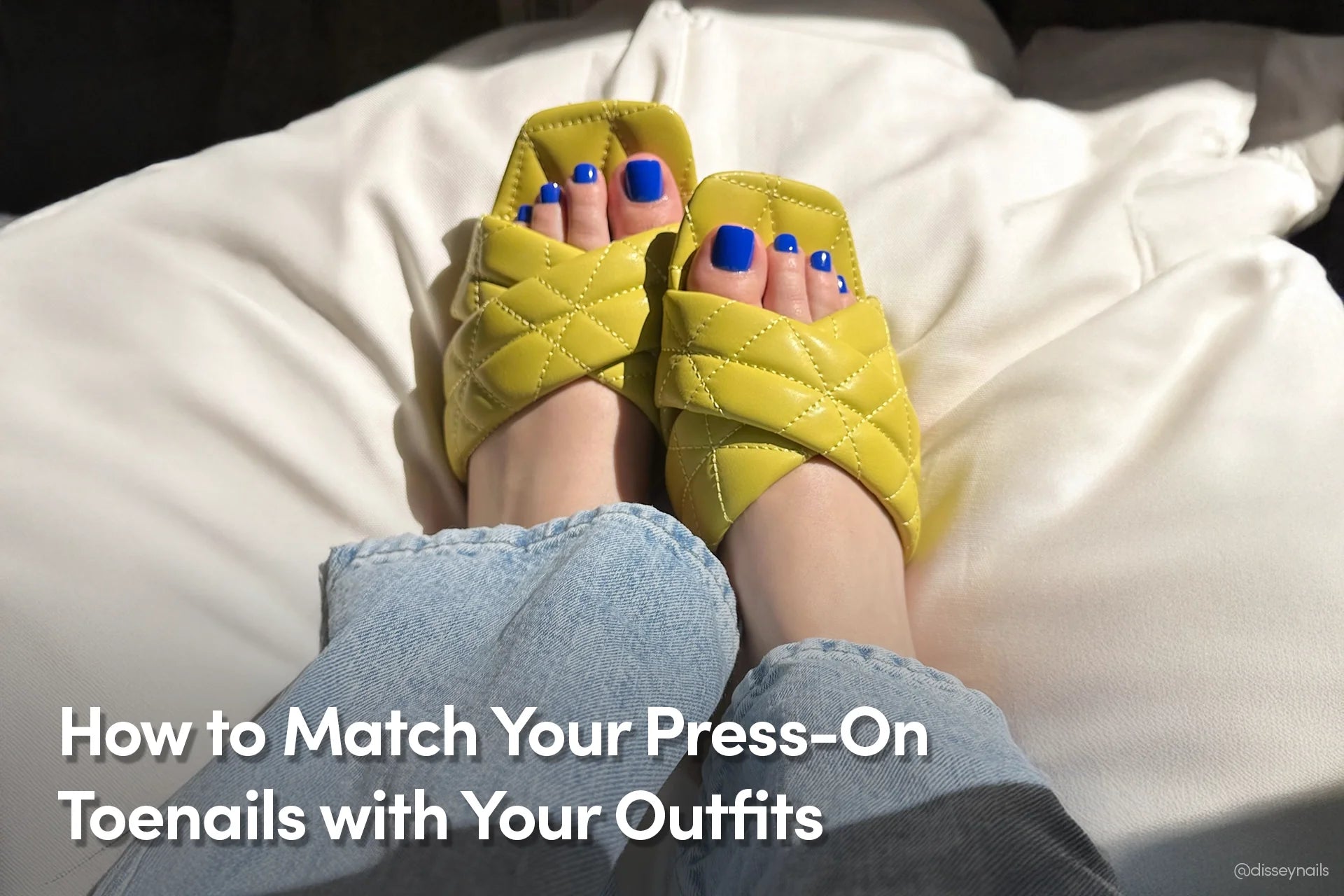 How to Match Your Press-On Toenails with Your Outfits