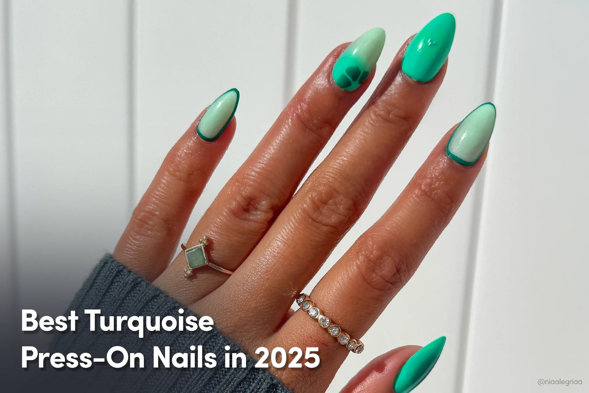 Best Turquoise Press-On Nails in 2025
