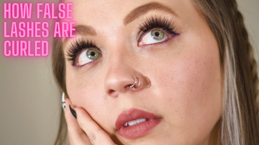 How False Lashes Are Curled