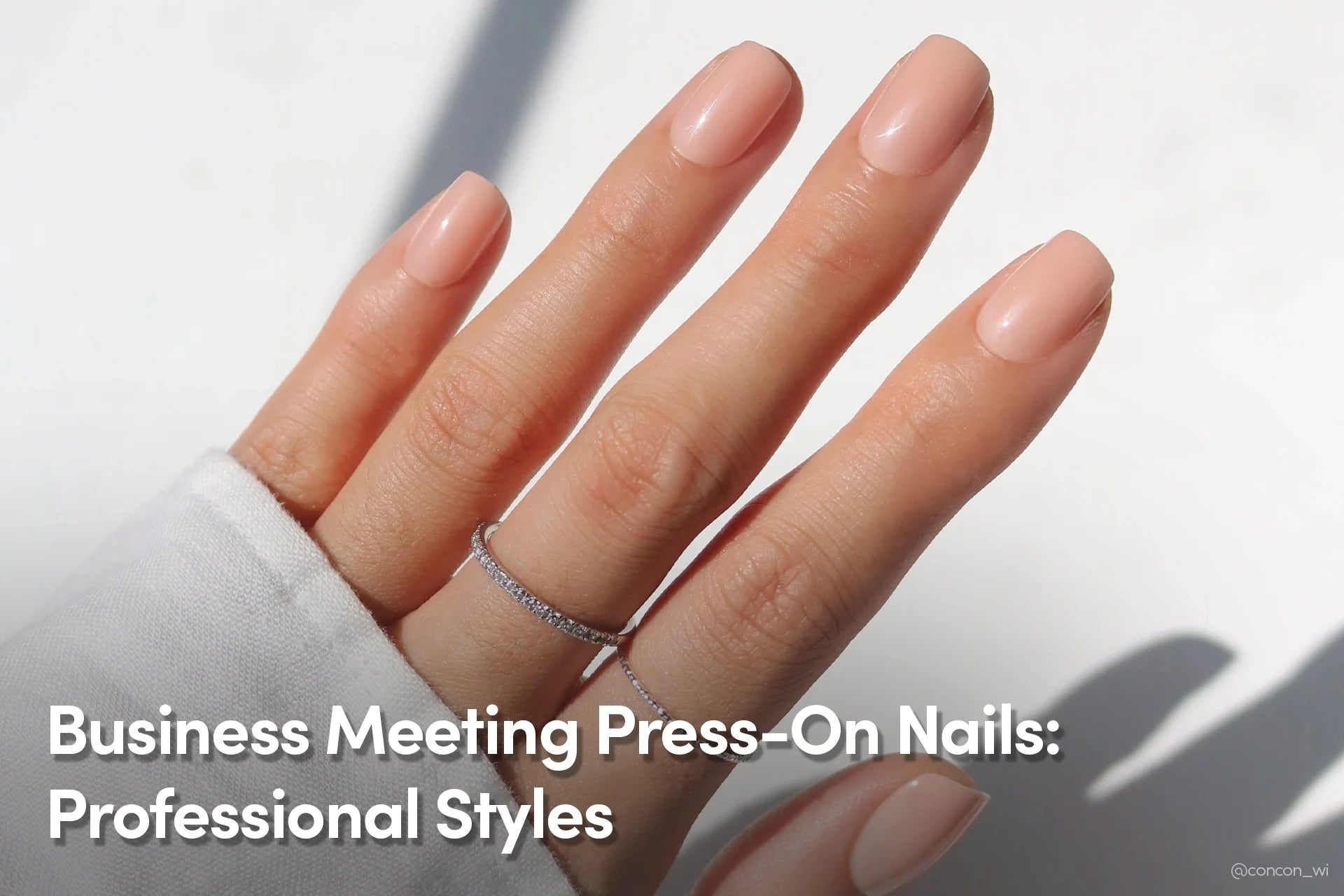 Business Meeting Press-On Nails: Professional Styles
