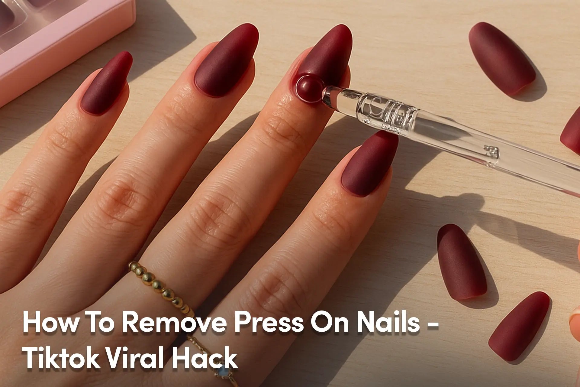How To Remove Press On Nails - Tiktok Viral Hack