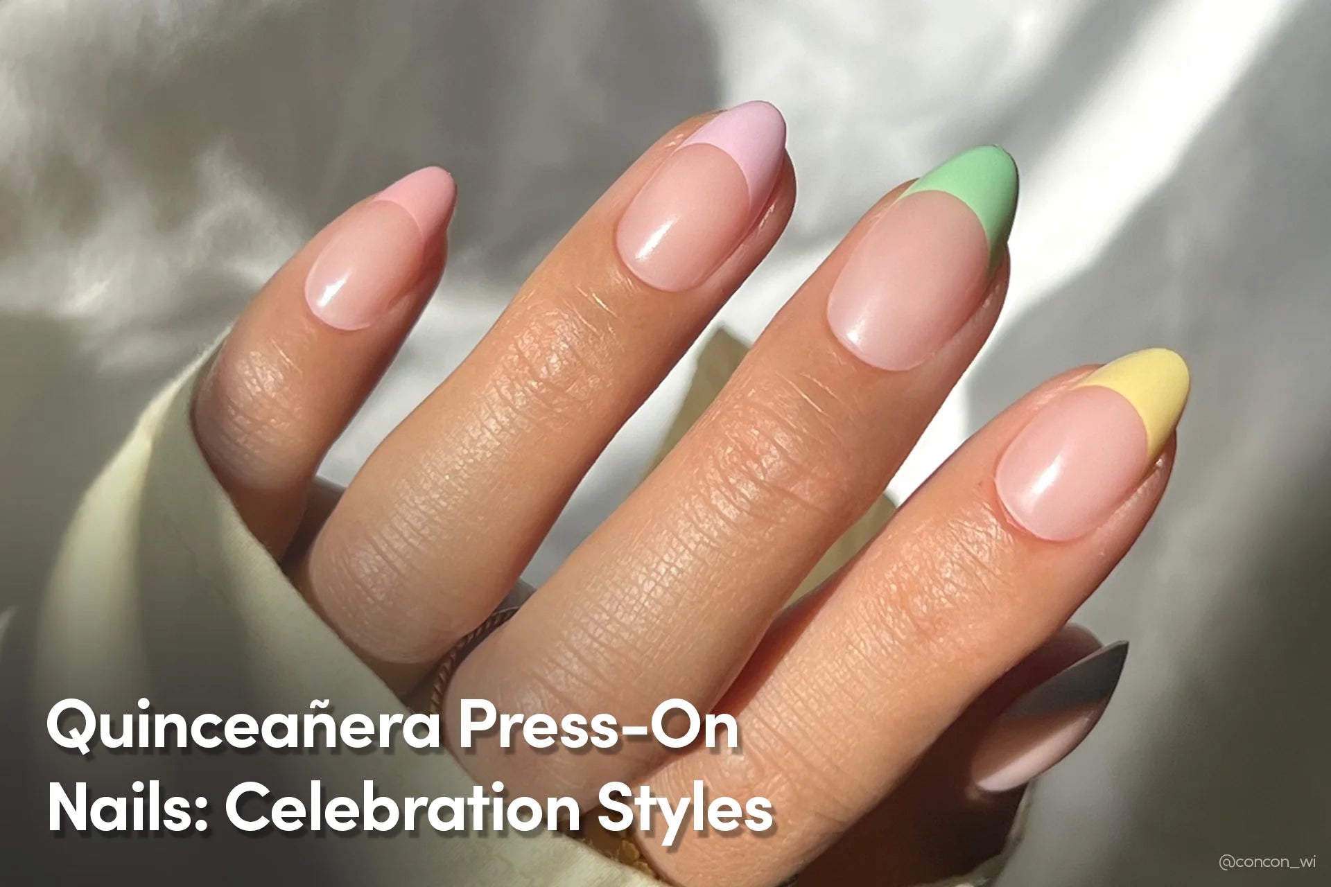 Quinceañera Press-On Nails: Celebration Styles