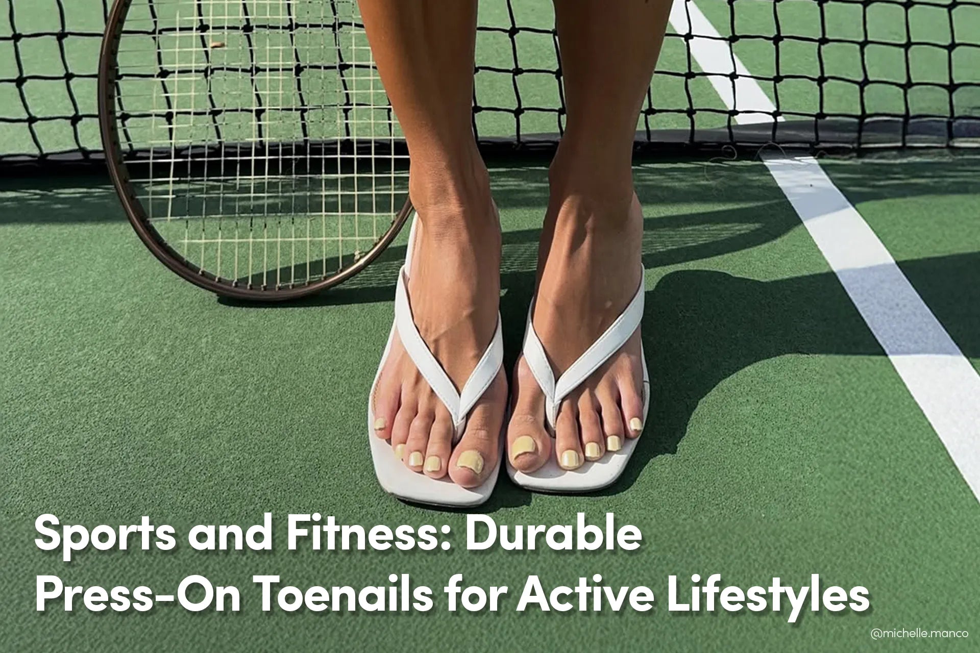 Sports and Fitness: Durable Press-On Toenails for Active Lifestyles