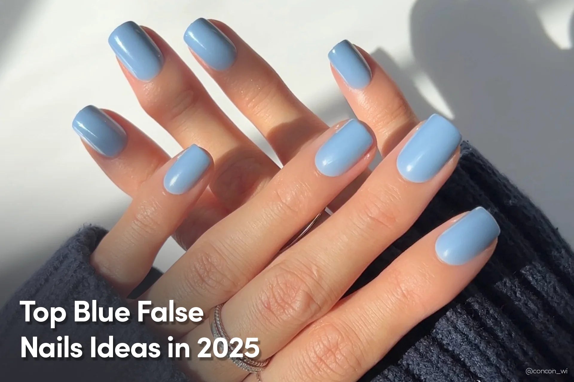 Top Blue False Nails Ideas in 2025