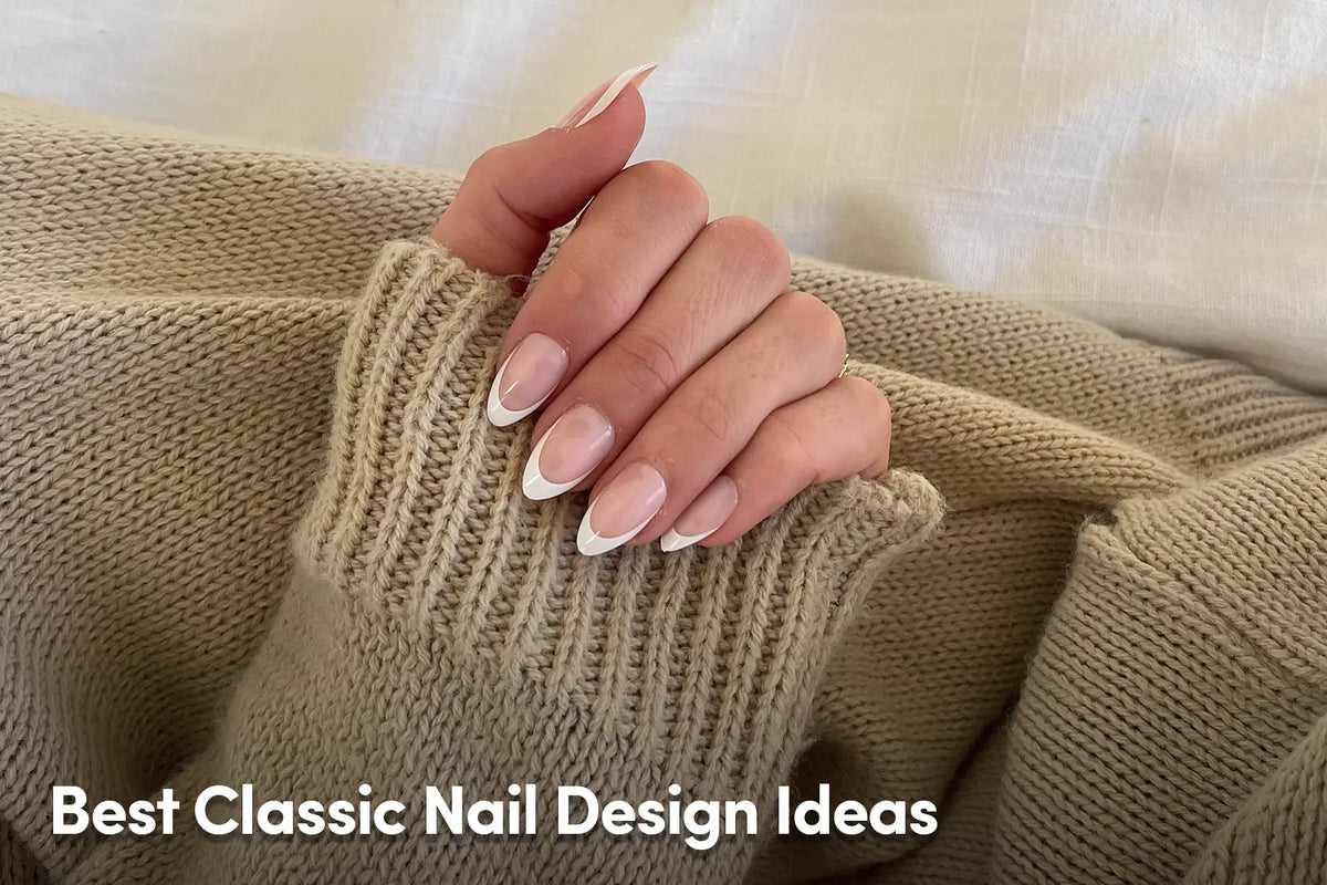 Best Classic Nail Design Ideas showing french tip classic picture