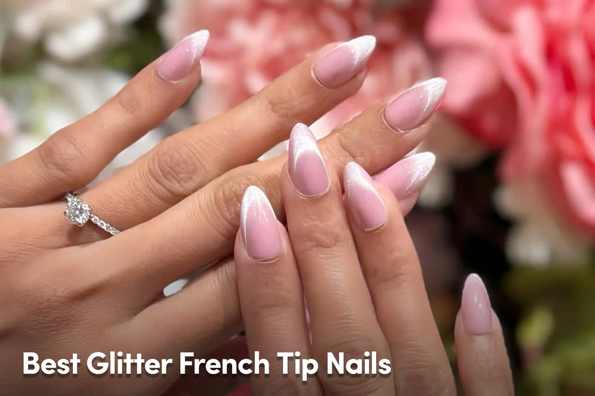 Best Glitter French Tip Nails