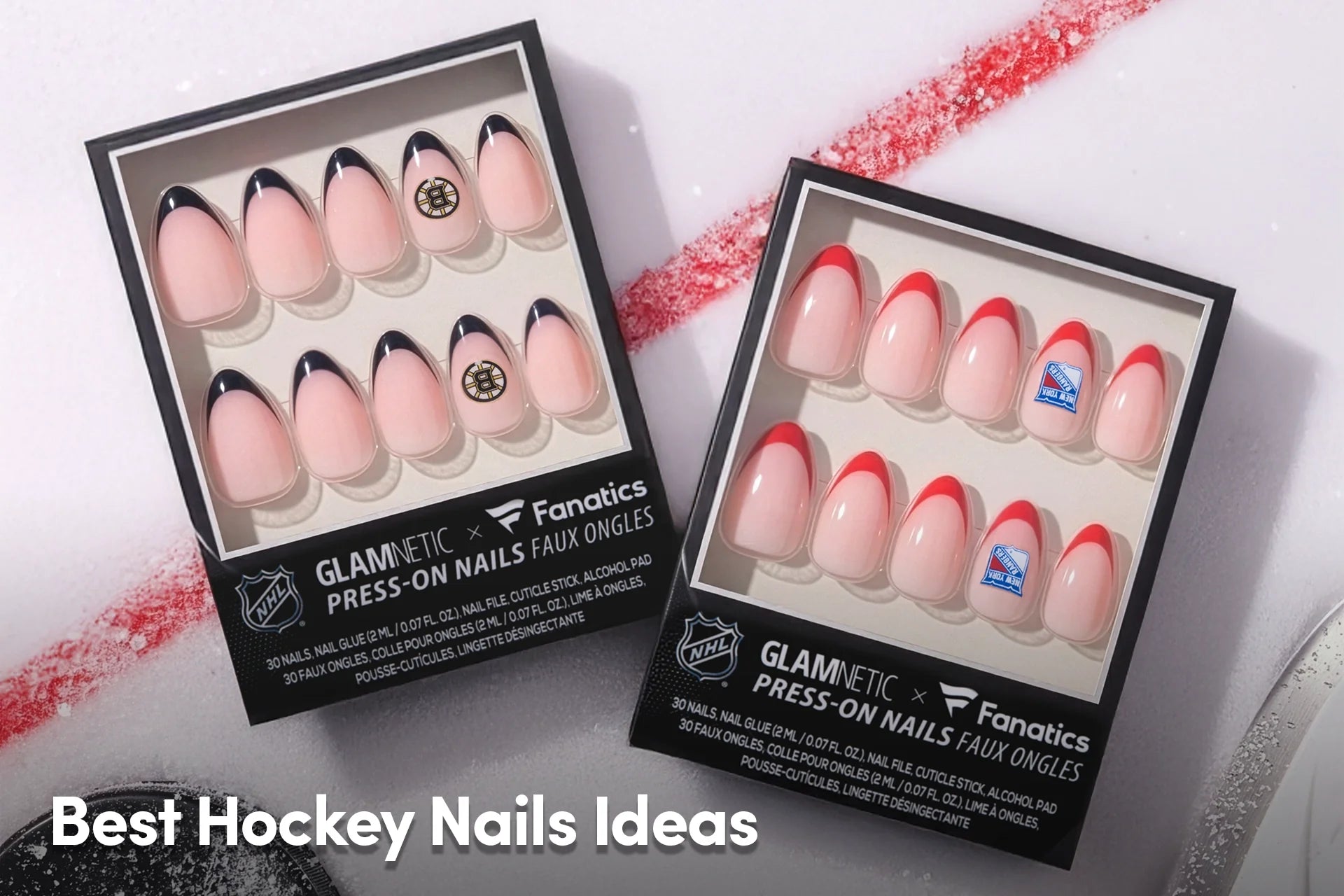 Best Hockey Press-On Nails Ideas