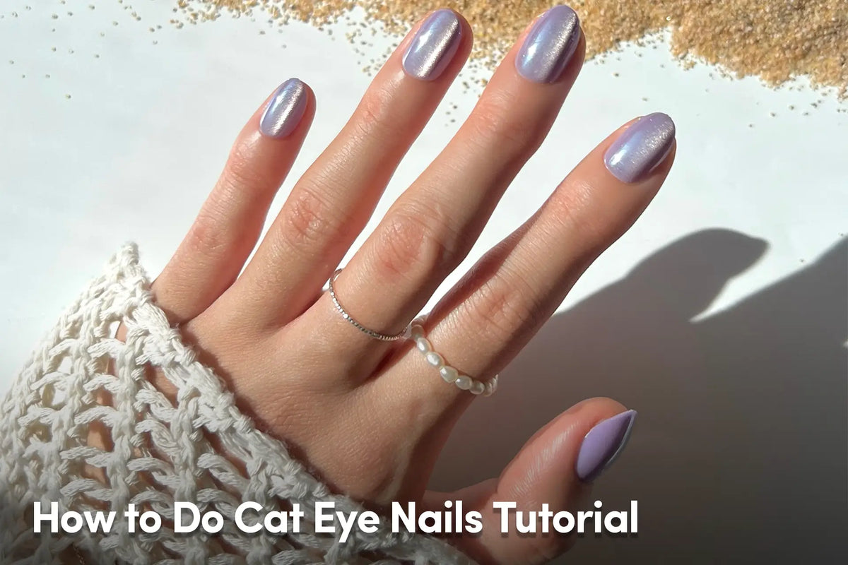 How to Do Cat Eye Nails Tutorial at Home Cover Photo