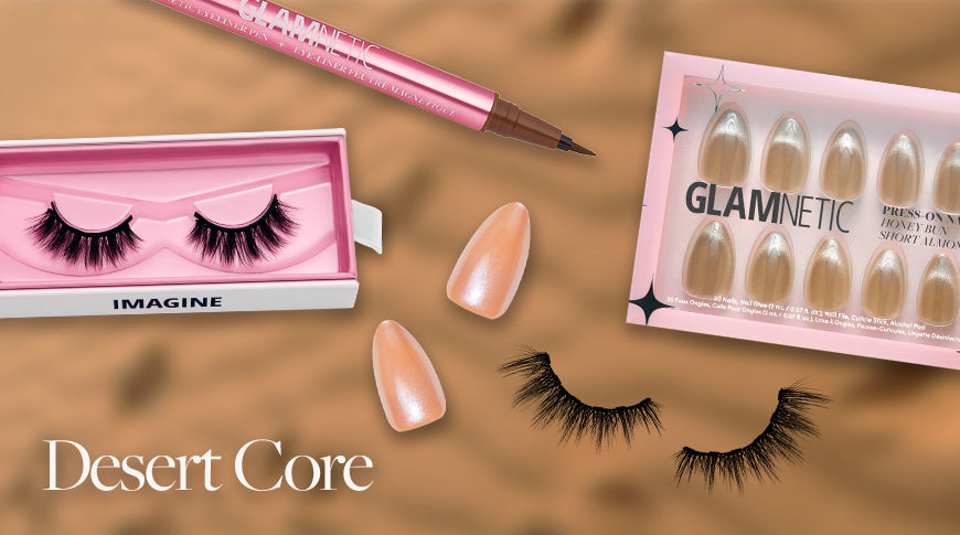 Makeup and press-on nails