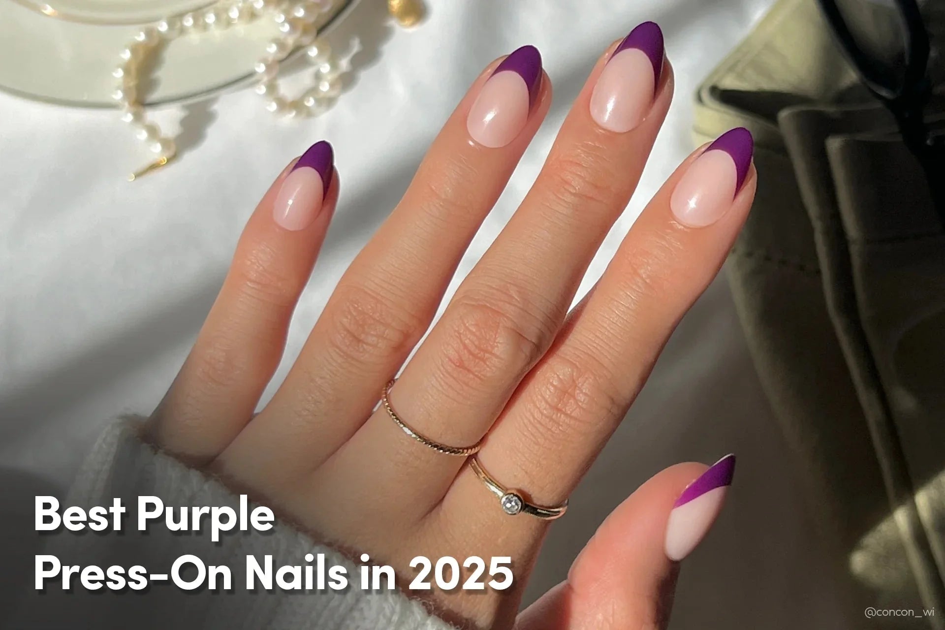 purple press on nail 2025