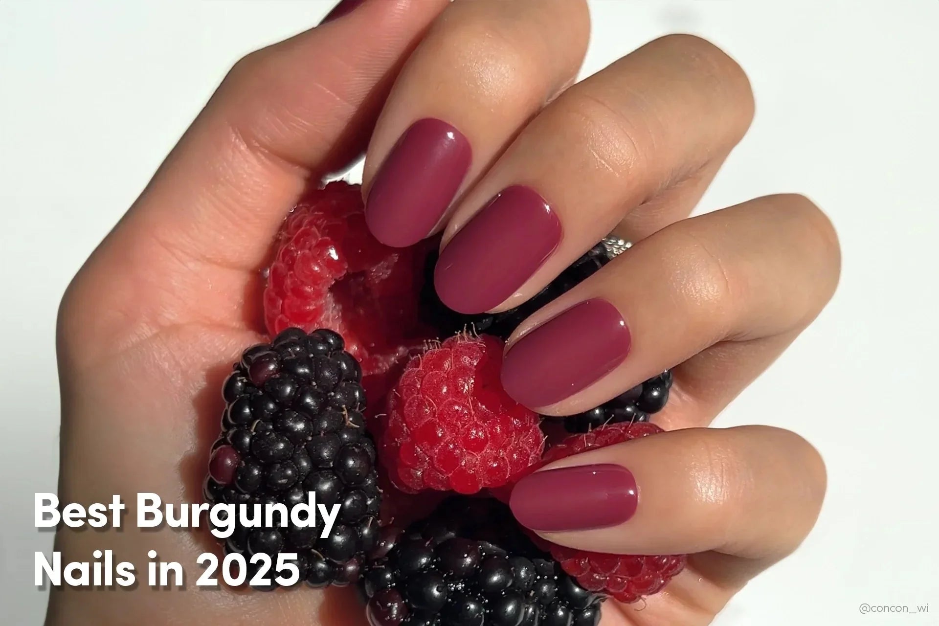 best burgundy nails