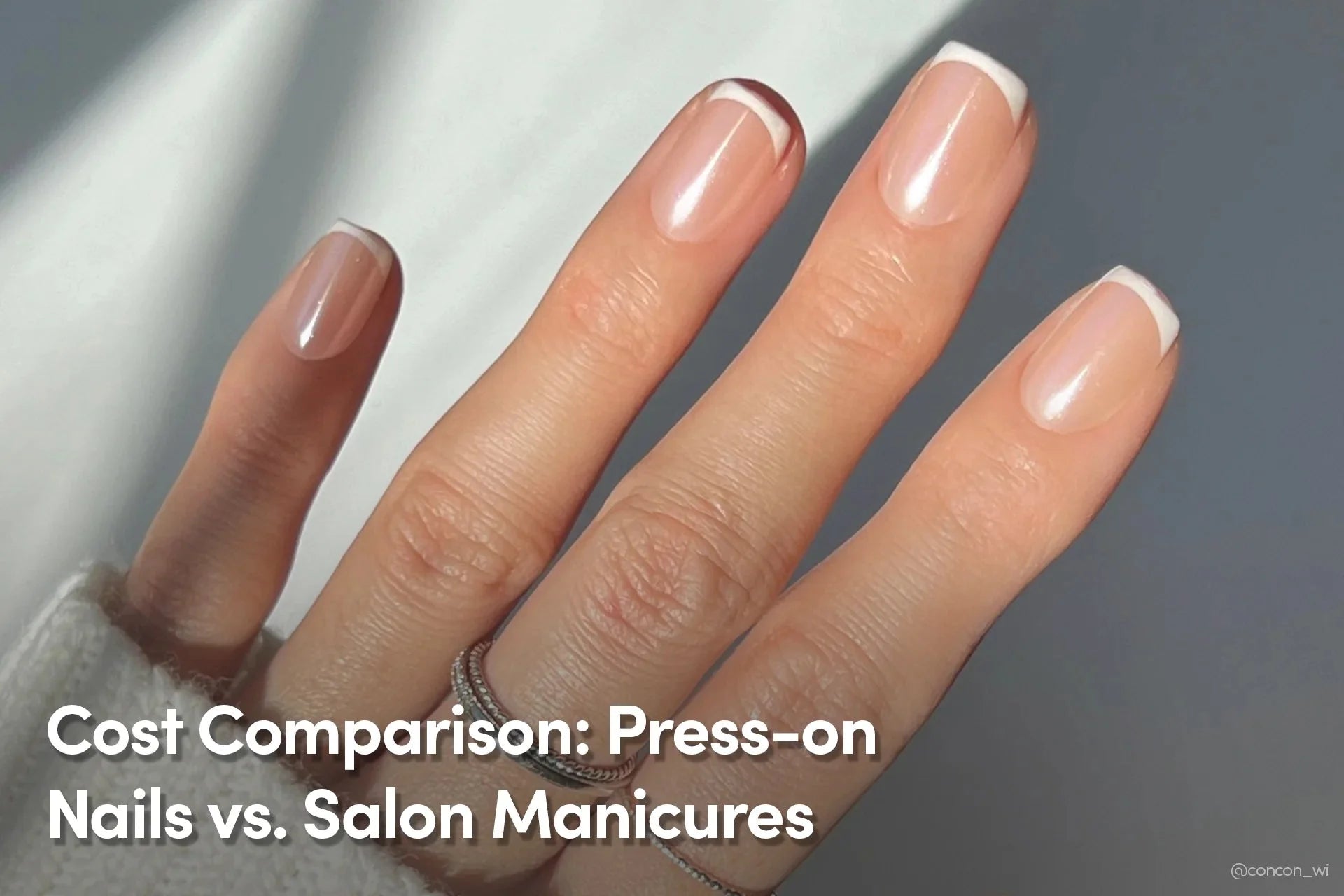 press-on nails vs salon