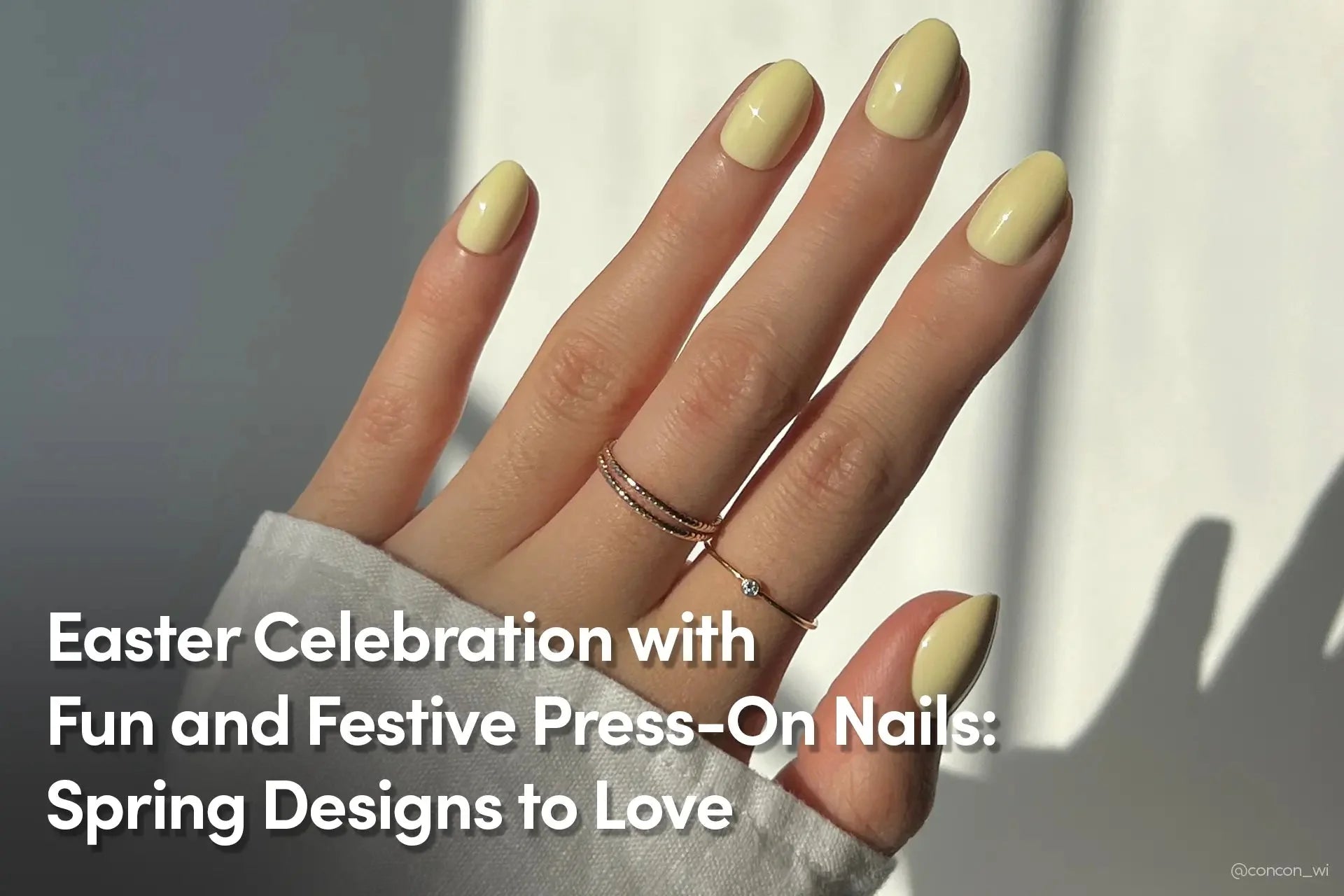 easter celebration press-on nails
