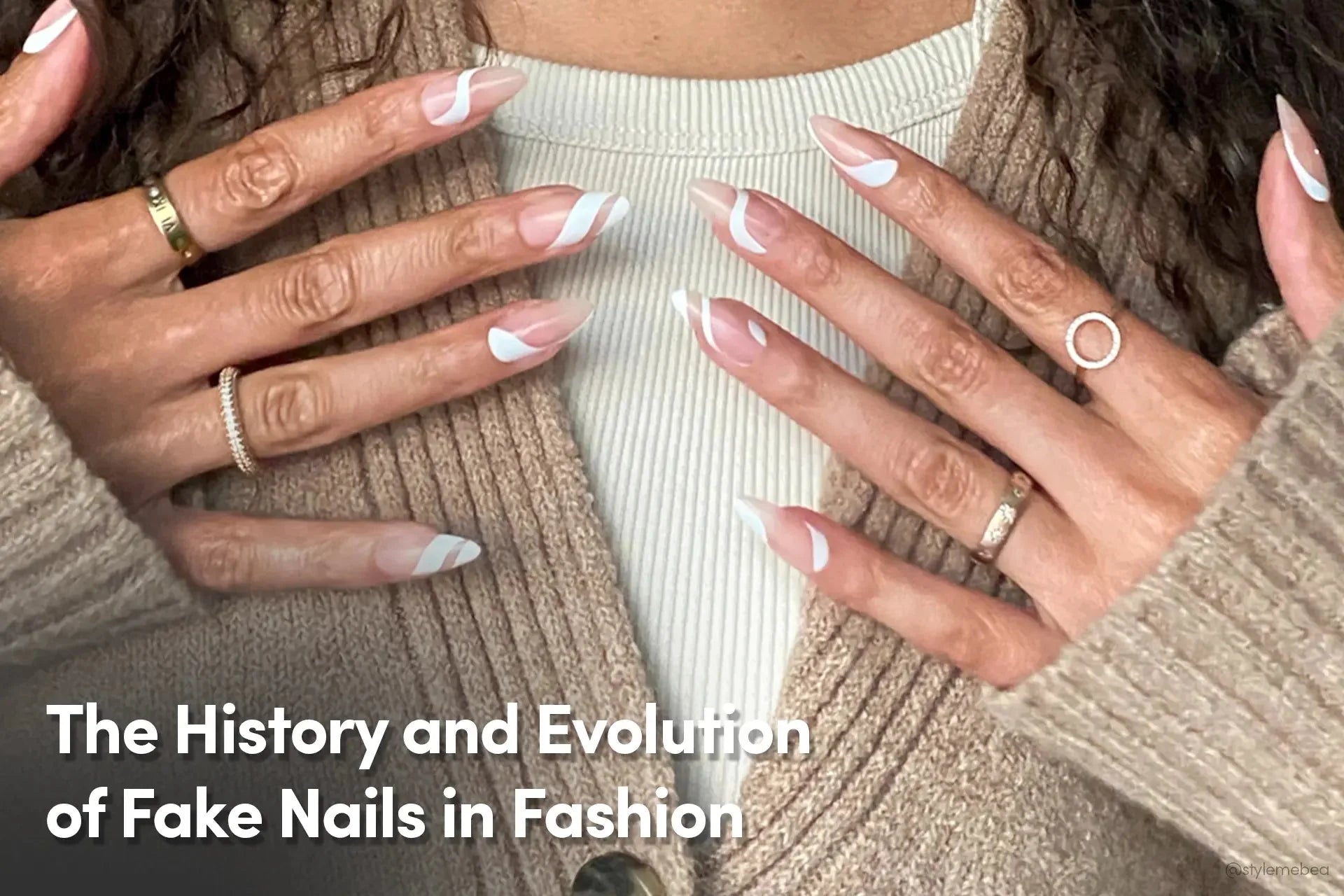 fake nails in fashion