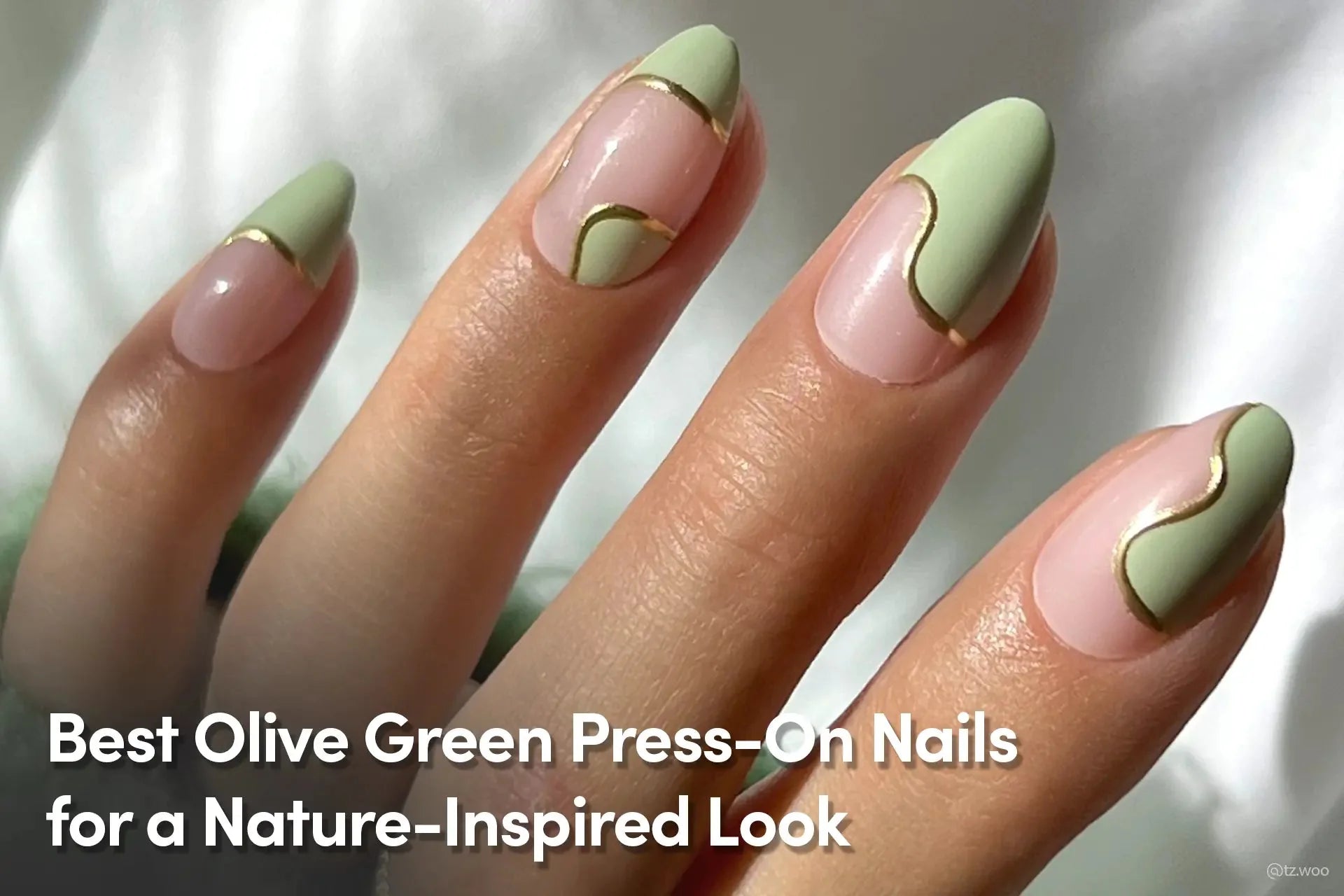 Best Olive Green Press-On Nails for a Nature-Inspired Look