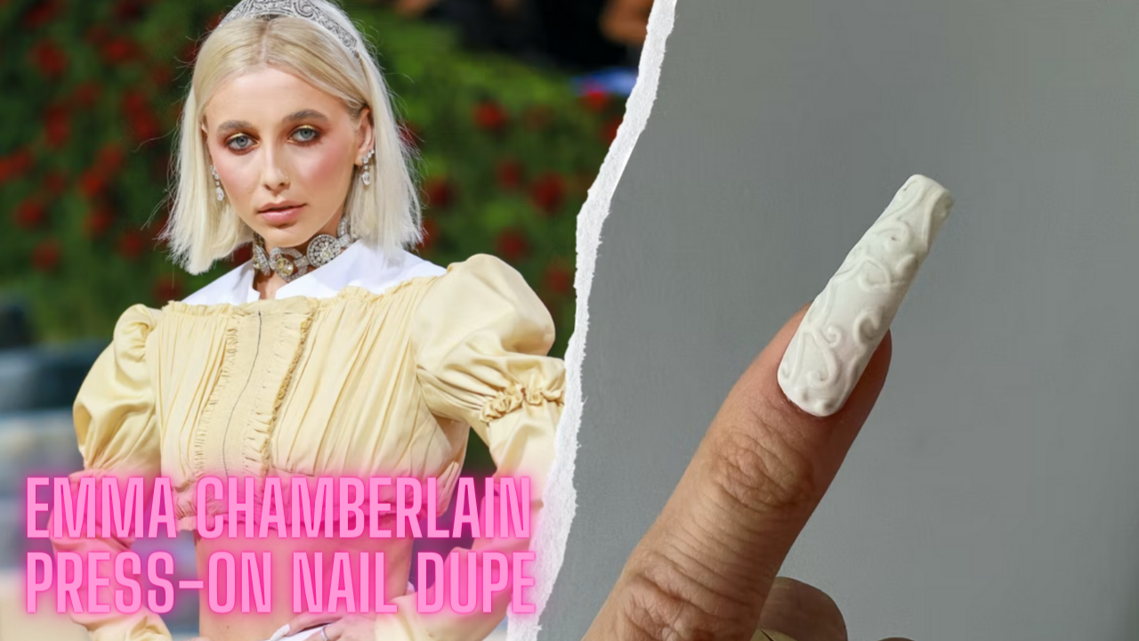 emma chamberlain press-on  nails