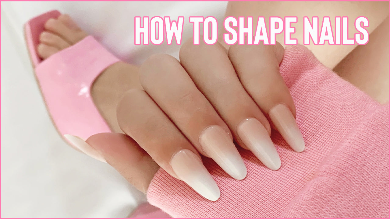 How To File Nails Into The Perfect Shape