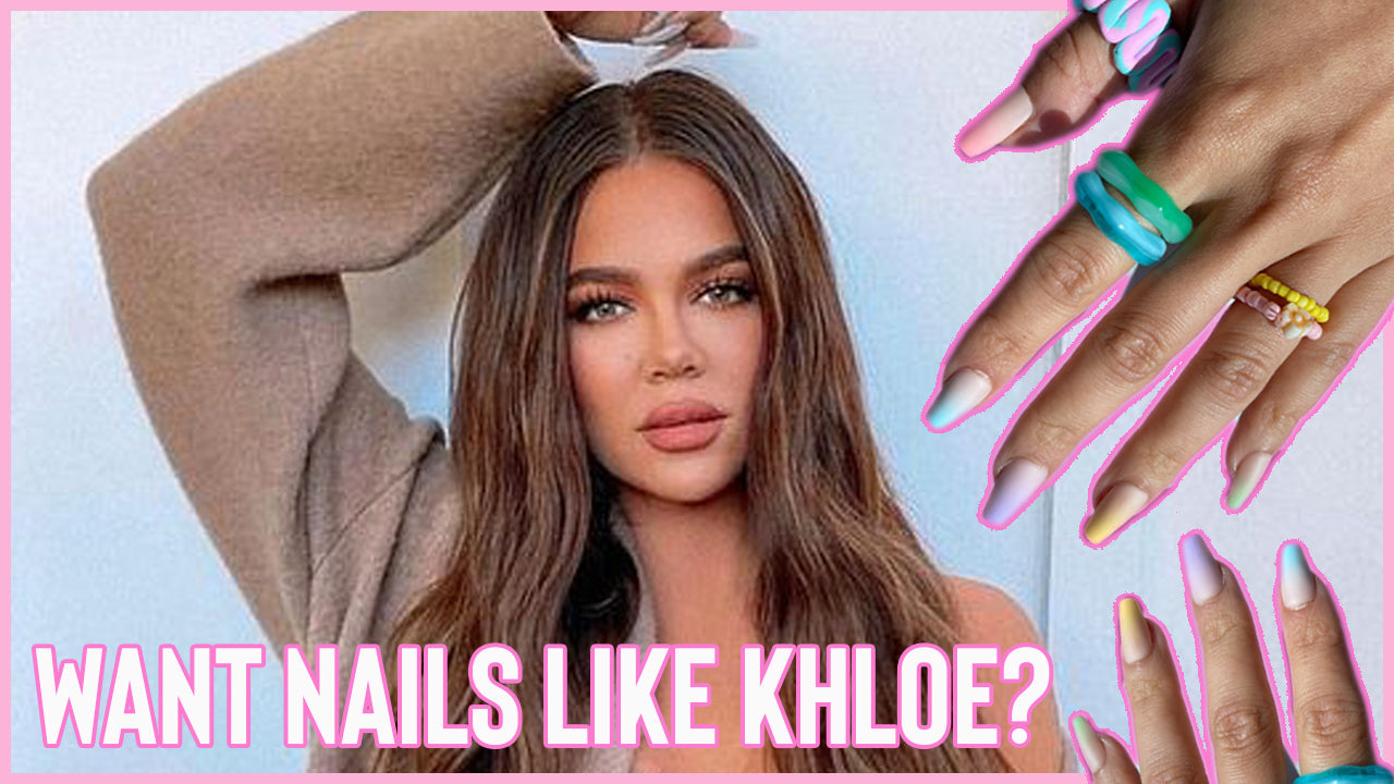 Khloe Kardashian Inspired Nails