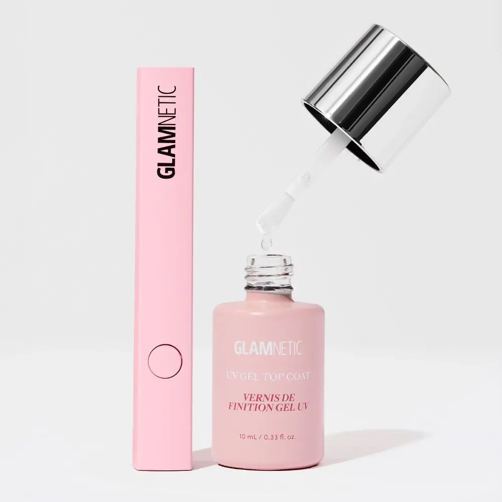 UV Gel Top Coat + Handheld LED UV Lamp