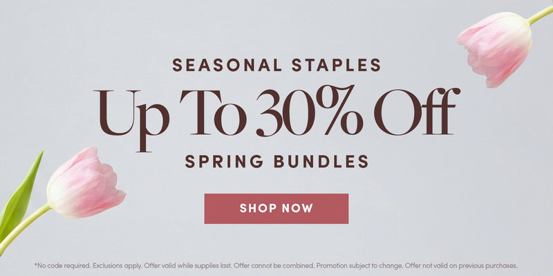 Up to 30% off Spring Bundles on Glamnetic press-on nails in seasonal pastel shades1