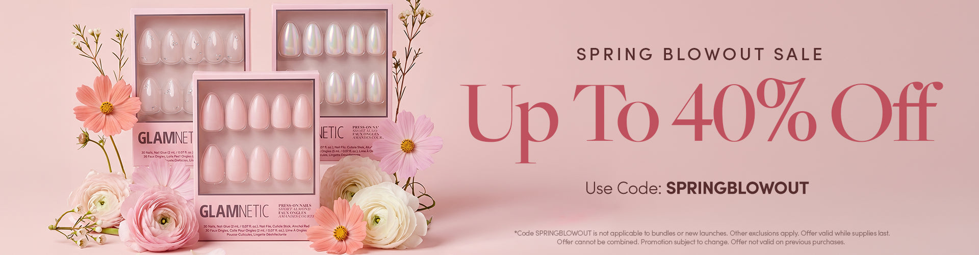Spring Blowout Sale Up to 40% Off w/ code SPRINGBLOWOUT