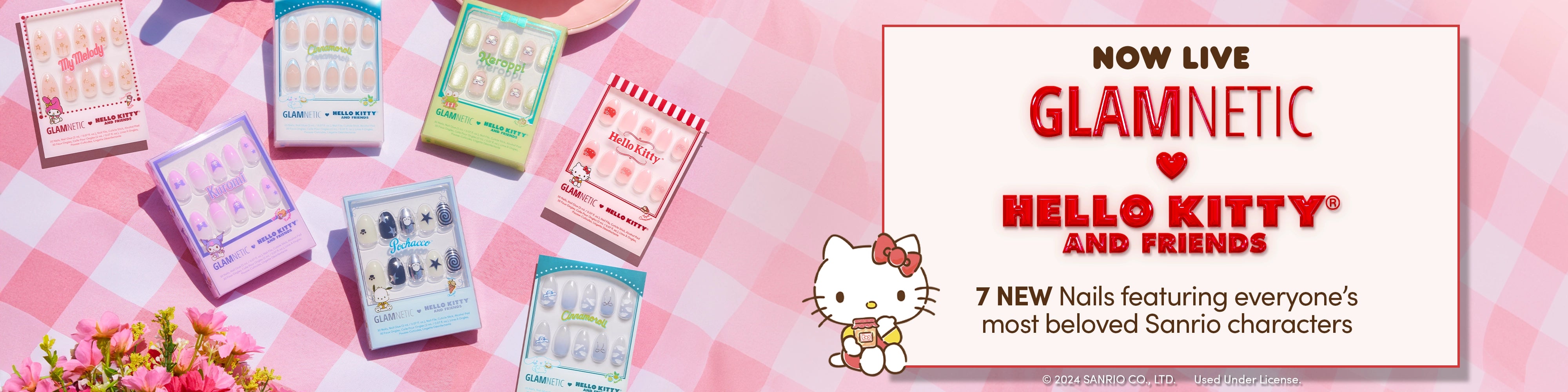 Hello Kitty & Friends x Glamnetic 2024