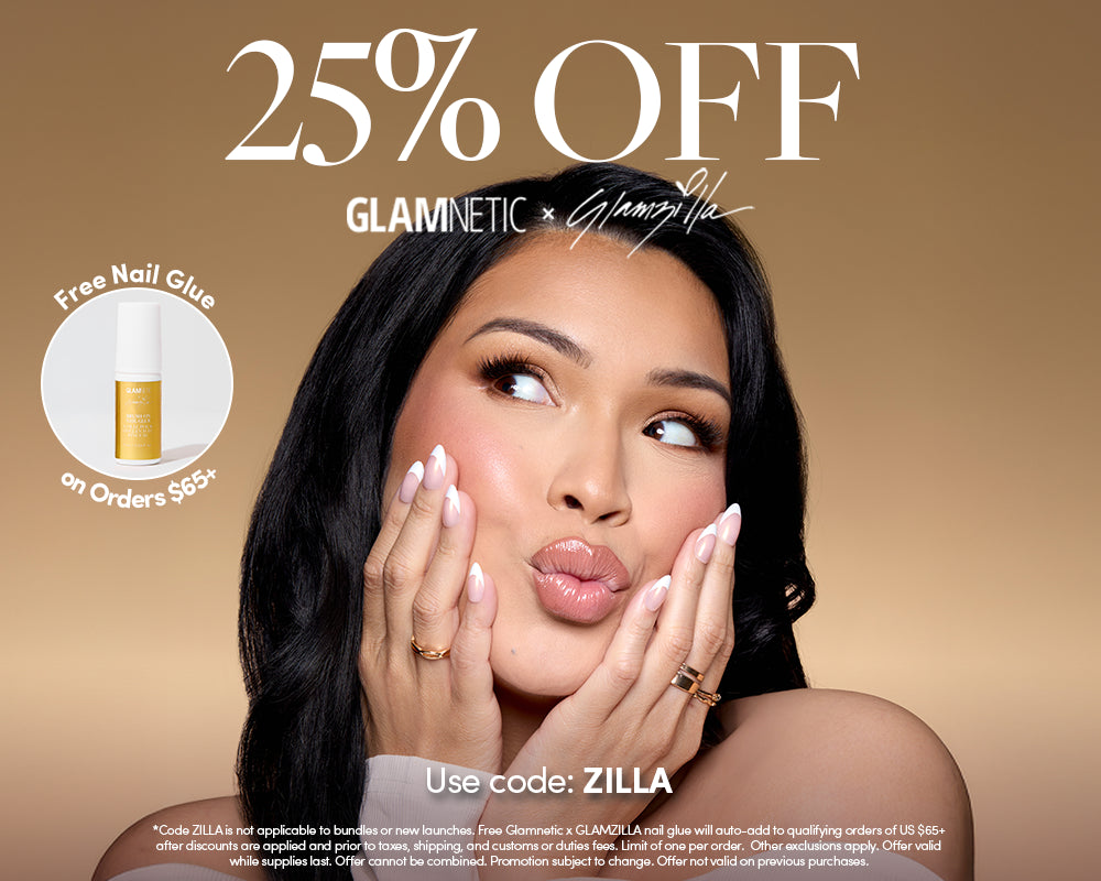 25% off GLAMZILLA Anniversary Sale w/ code ZILLA + Free GLAMZILLA Nail Glue with $65+ purchase