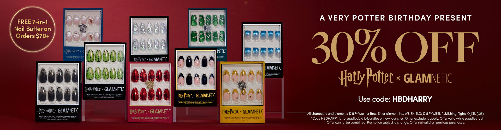 Harry Potter™ x Glamnetic Full Collection