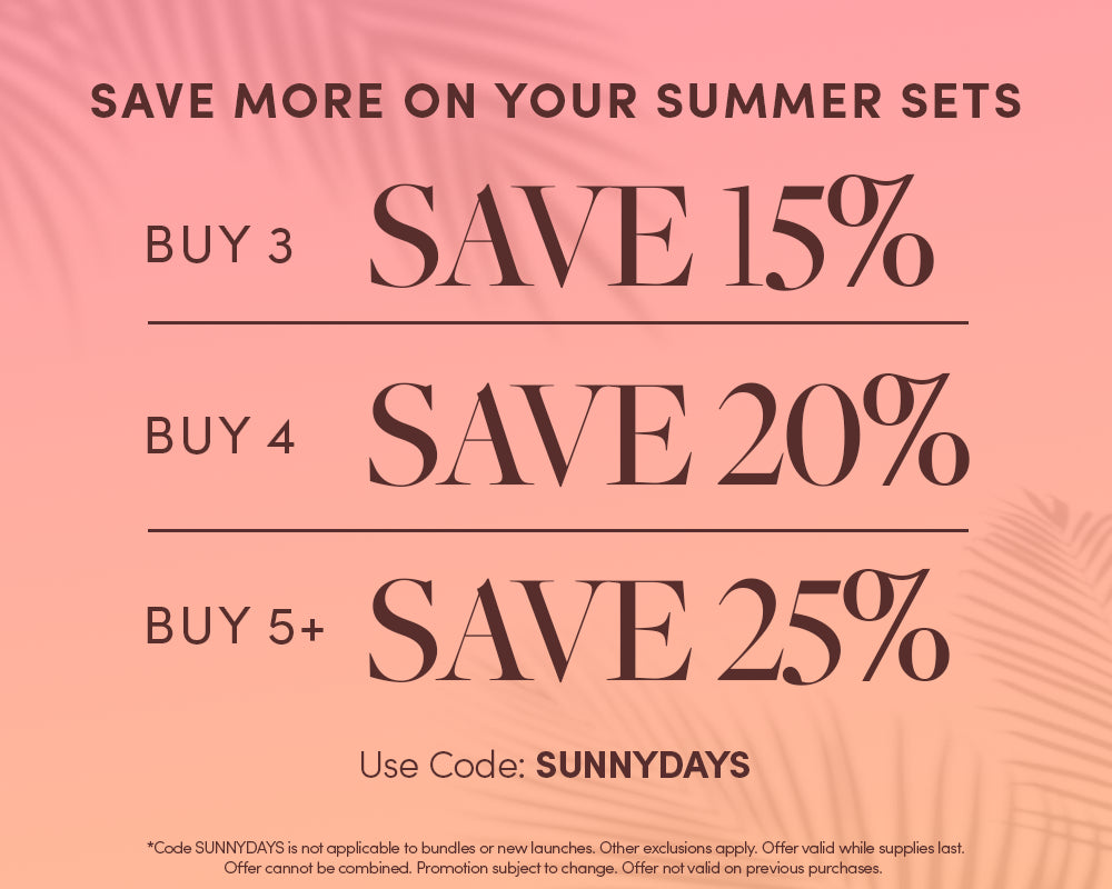 Summer Sale w/ code SUNNYDAYS