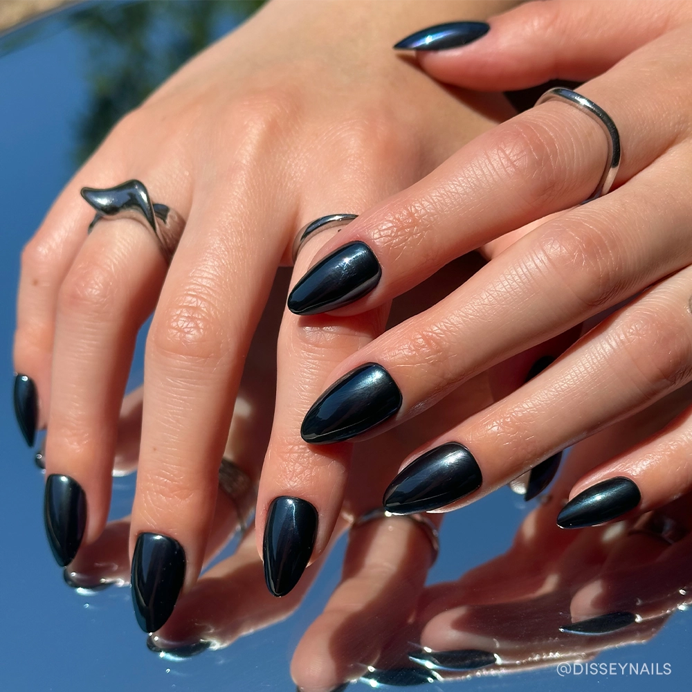 Metallic chrome press-on nails - Product image