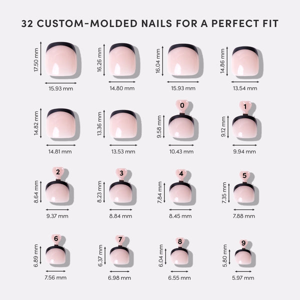 Uña del pie con caviar