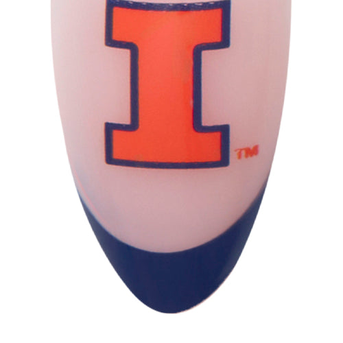 Illinois Fighting Illini Press-On Nail Set