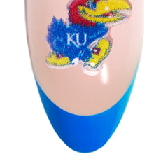 Kansas Jayhawks Press-On Nail Set