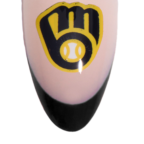 Milwaukee Brewers Press-On Nail Set