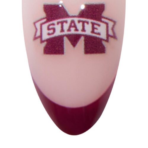 Mississippi State Bulldogs Press-On Nail Set