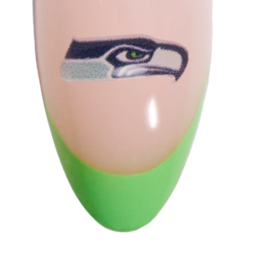 Seattle Seahawks Press-On Nail Set