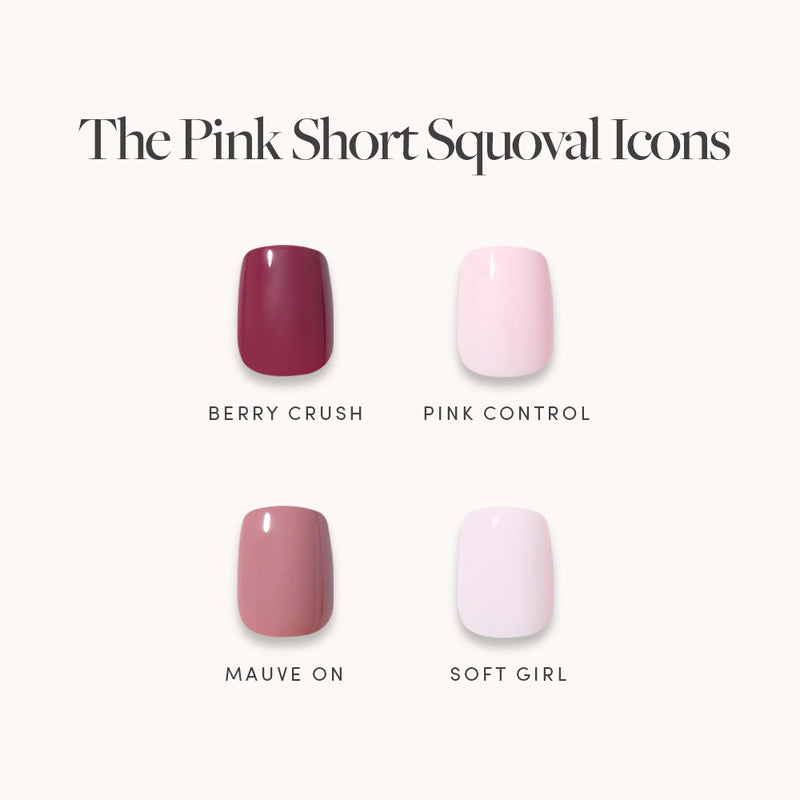 The Pink Short Squoval Icons
