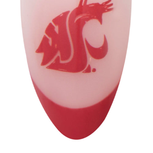 Washington State Cougars Press-On Nail Set