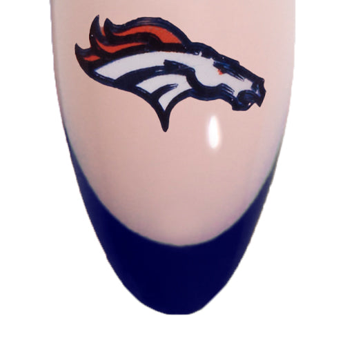 Denver Broncos Press-On Nail Set