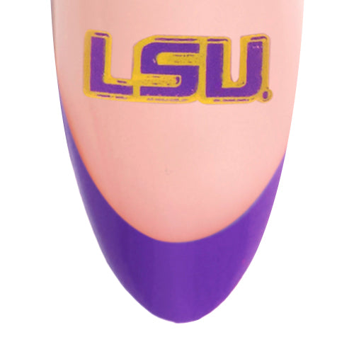 Juego de uñas postizas de los LSU Tigers