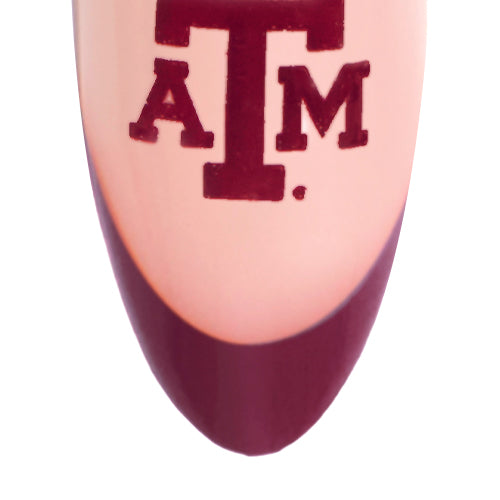 Juego de uñas postizas Texas A&amp;M Aggies